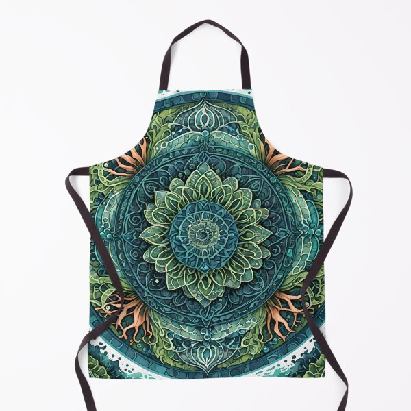 Artikelvorschau, Kompliziertes Natur-Mandala mit Waldmotiv entworfen und verkauft von MandalasShops.