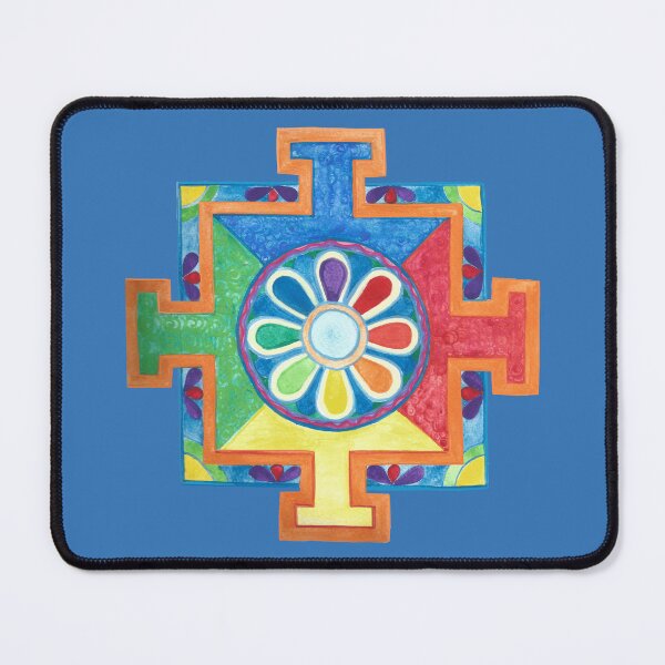 Item preview, Mandala of Creation Watercolor designed and sold by Lily Rose Doodle.