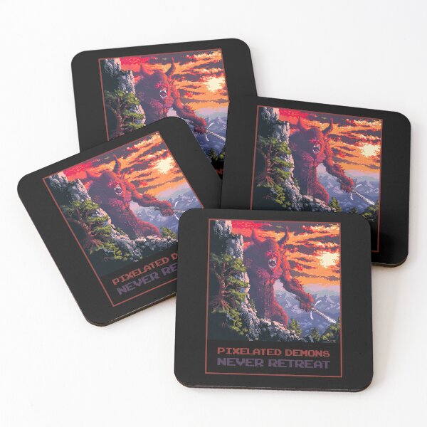 Item preview, Pixelated Demons Never Retreat designed and sold by MagicAxe.