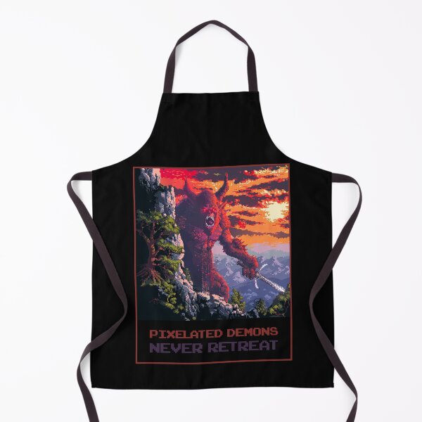 Item preview, Pixelated Demons Never Retreat designed and sold by MagicAxe.