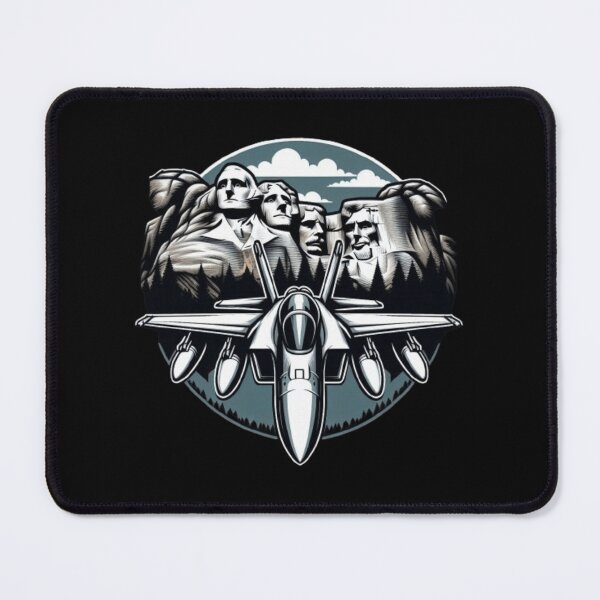 Item preview, F-18 attack flying by Mount Rushmore  designed and sold by BeztProductz.