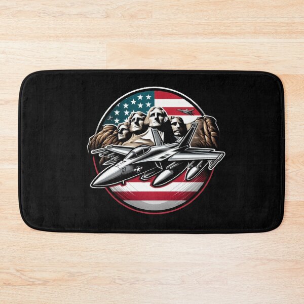 Item preview, American f-18 attack flying by Mount Rushmore  designed and sold by BeztProductz.