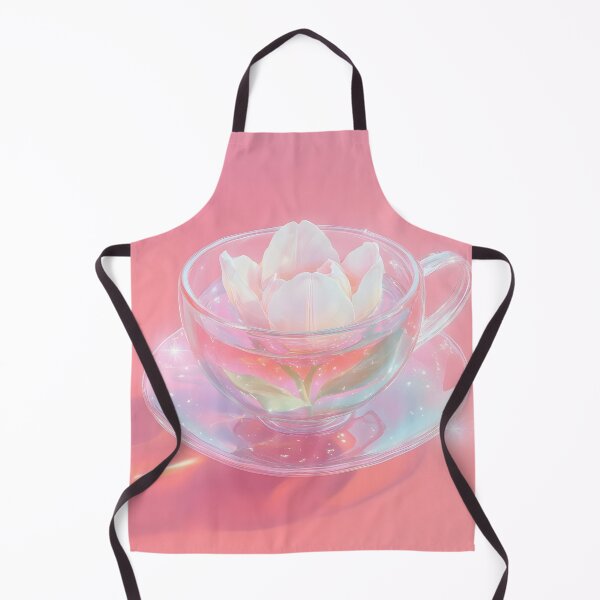 Item preview, Pink Floral Tea Art designed and sold by DreamyArtDesign.