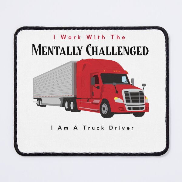 Item preview, I Work With The Mentally Challenged... designed and sold by fgtdesignz.