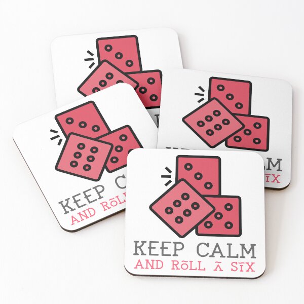 Item preview, Keep Calm and Roll a Six  designed and sold by LettsMerchntees.