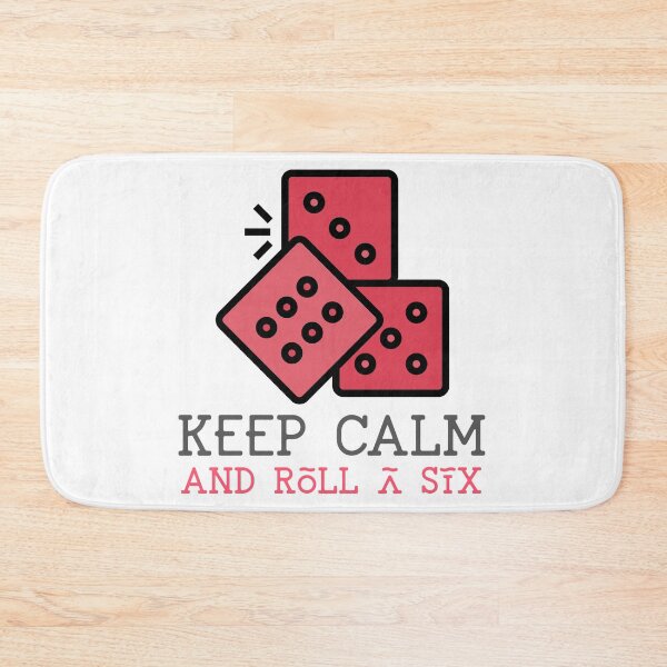 Item preview, Keep Calm and Roll a Six  designed and sold by LettsMerchntees.