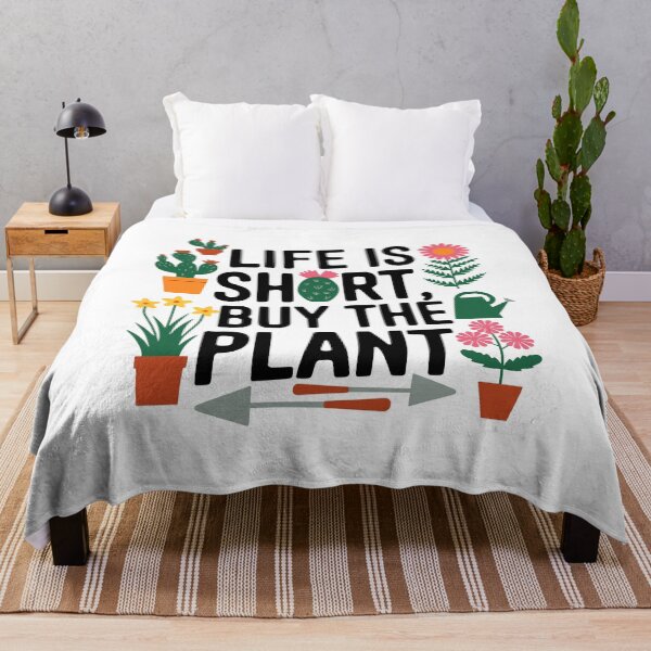 Item preview, Life Is Short Buy The Plant! funny gardening designed and sold by PMCreative.