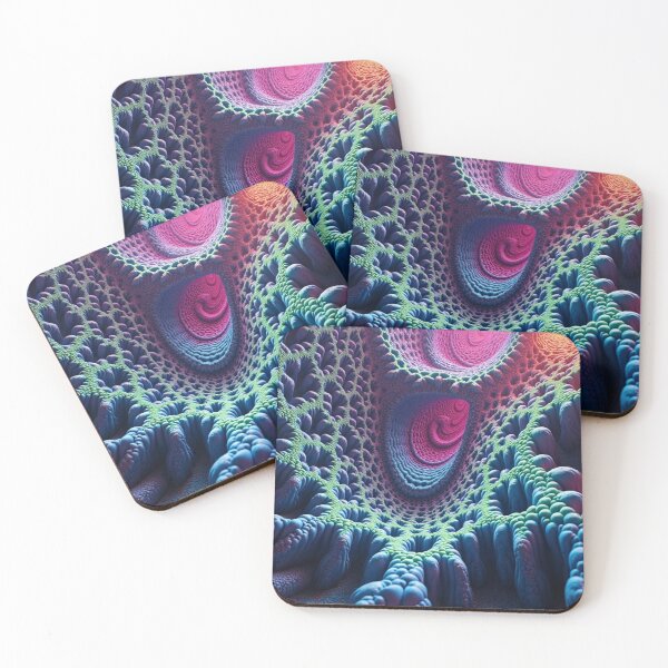 Item preview, "Vibrant 3D Organic Fractal Art in Psychedelic Colors" designed and sold by lamp148.