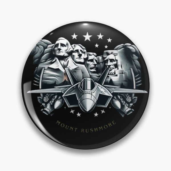Item preview, F-22 raptor flying by Mount Rushmore  designed and sold by BeztProductz.