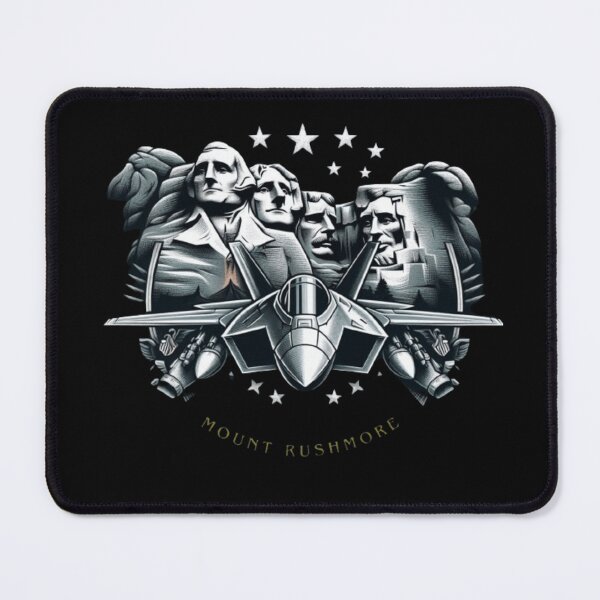 Item preview, F-22 raptor flying by Mount Rushmore  designed and sold by BeztProductz.