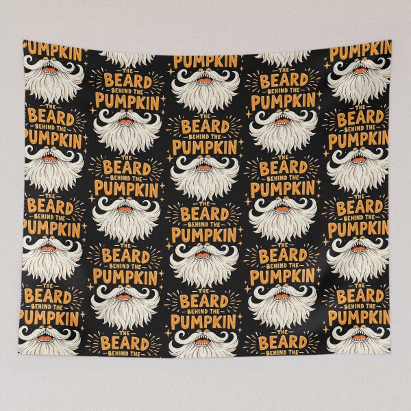 Item preview, The beard behind the pumpkin designed and sold by marfanna.