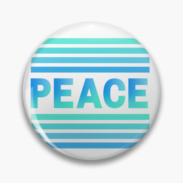 Item preview, Peace in turquoise blue  designed and sold by Kalpa.