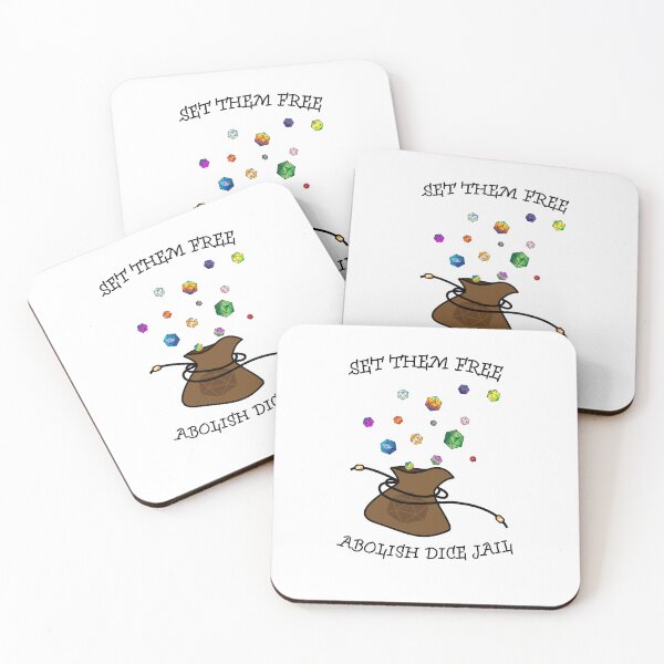 Item preview, Set Them Free Abolish Dice Jail (Light Background) designed and sold by CatchiBatchi.