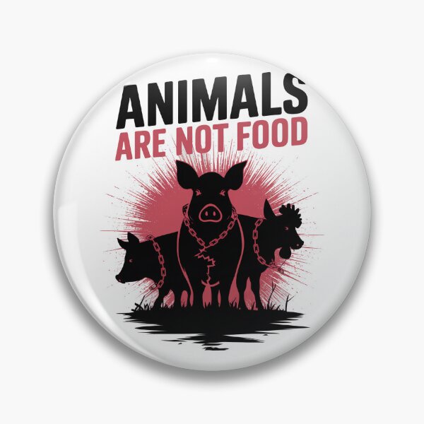 Item preview, Animals are not food designed and sold by TheFrenchVegan.