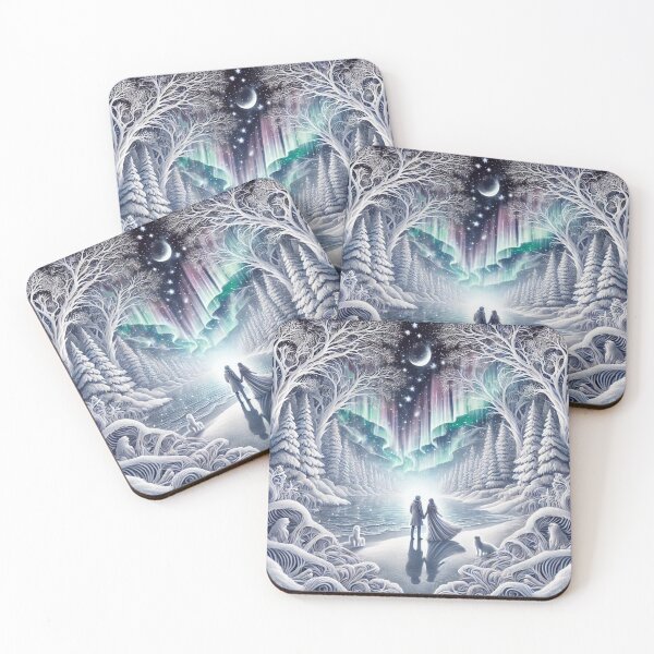 Item preview, Winter Wonderland Romance: Infinite Snowy Serenity 3-D with Hidden Designs Optical Illusion designed and sold by Meta2Physical.
