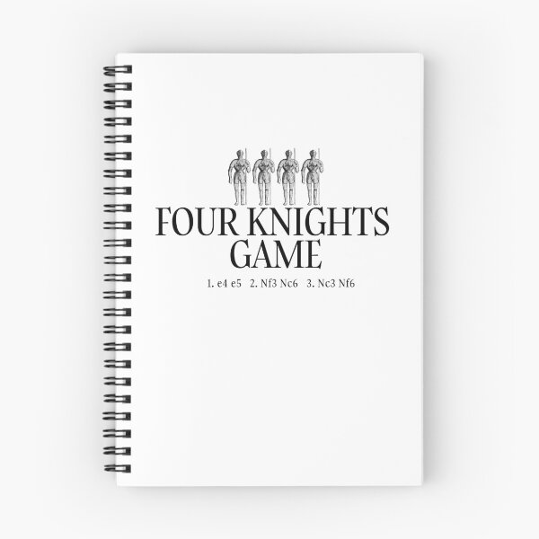 Item preview, Four Knights Game - Chess Opening Design designed and sold by felixpauli.