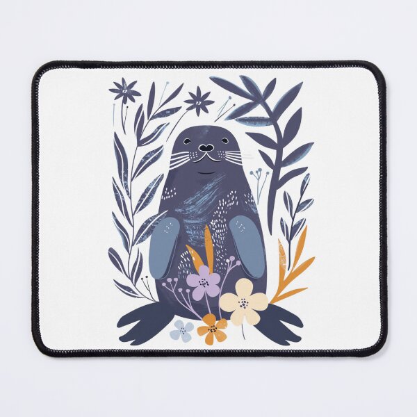 Item preview, Whimsical Hawaiian Monk Seal designed and sold by Sketch-Shack.