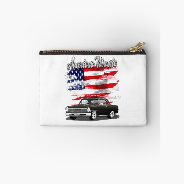 Item preview, 1967 Black Chevy Nova with American Flag "American Muscle" designed and sold by RPM-ART.