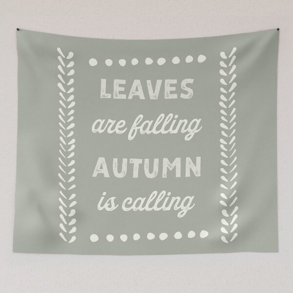 Item preview, LEAVES ARE FALLING GREEN by Monika Strigel designed and sold by SunlightStudios.