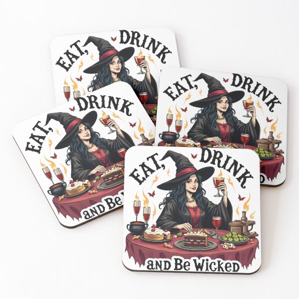 Item preview, Eat , Drink, and Be Wicked, Witch’s Feast designed and sold by  MAD's Recreation Studio.