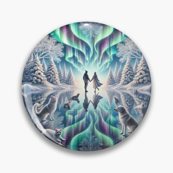 Item preview, Winter Wonderland Pet Heaven: A Serene Escape 3-D Optical Illusion w/ Hidden Imagery designed and sold by Meta2Physical.