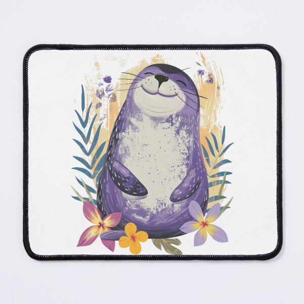 Item preview, Whimsical Hawaiian Monk Seal designed and sold by Sketch-Shack.