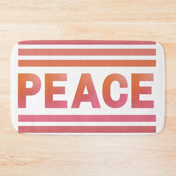 Item preview, Peace in peach-orange designed and sold by Kalpa.