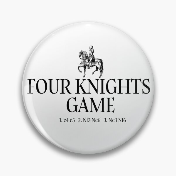 Item preview, Four Knights Game - Chess Opening Design designed and sold by felixpauli.