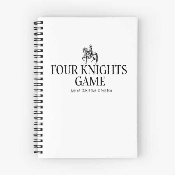 Item preview, Four Knights Game - Chess Opening Design designed and sold by felixpauli.