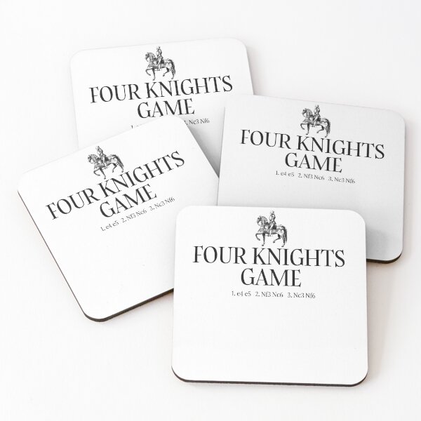 Item preview, Four Knights Game - Chess Opening Design designed and sold by felixpauli.