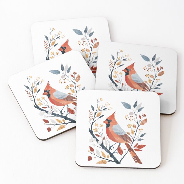Item preview, Whimsical Northern Cardinal designed and sold by Sketch-Shack.