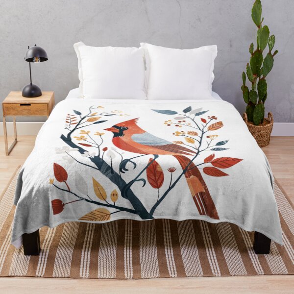 Item preview, Whimsical Northern Cardinal designed and sold by Sketch-Shack.