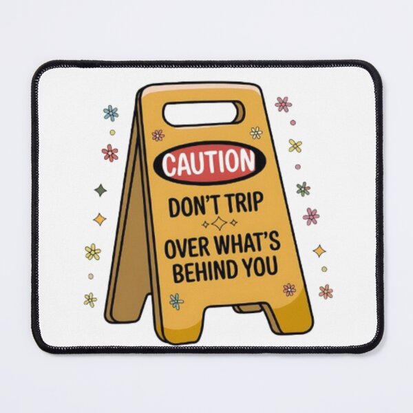 Item preview, caution sign sticker | laptop sticker | water bottle sticker | mental health designed and sold by Simplehue.