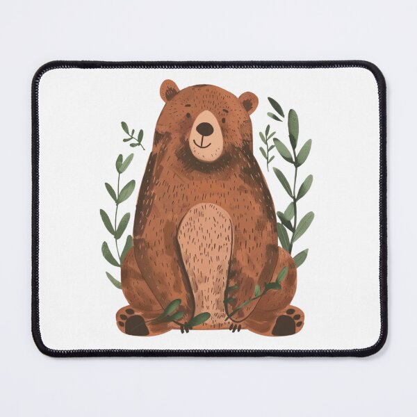 Item preview, Whimsical Grizzly Bear designed and sold by Sketch-Shack.
