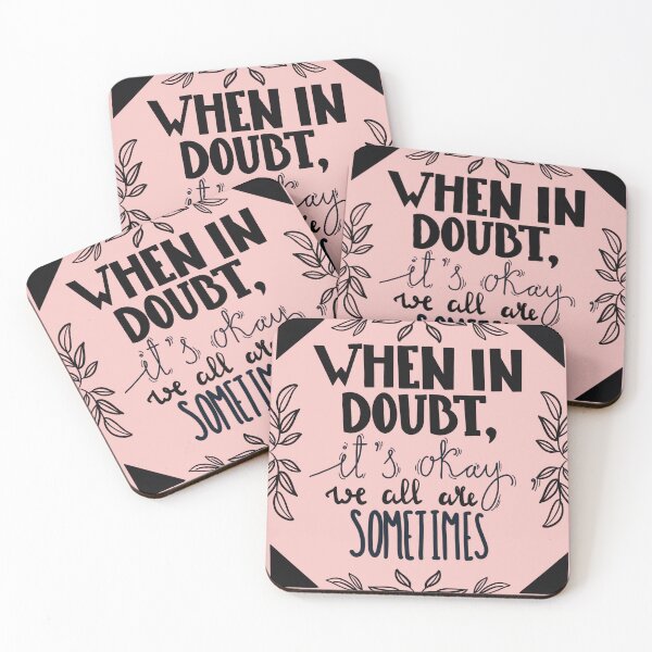 Item preview, When in doubt it’s okay  designed and sold by theavadakedavra.