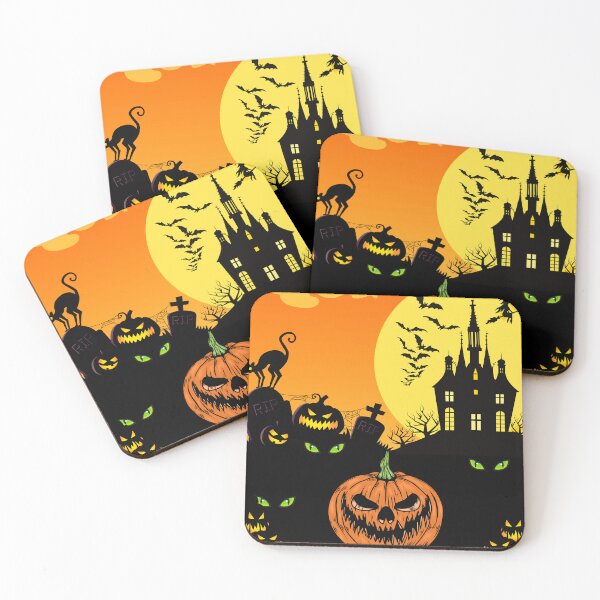 Item preview, Spooky Halloween, Eat Drink & Be Scary designed and sold by ArtPixelHaven.