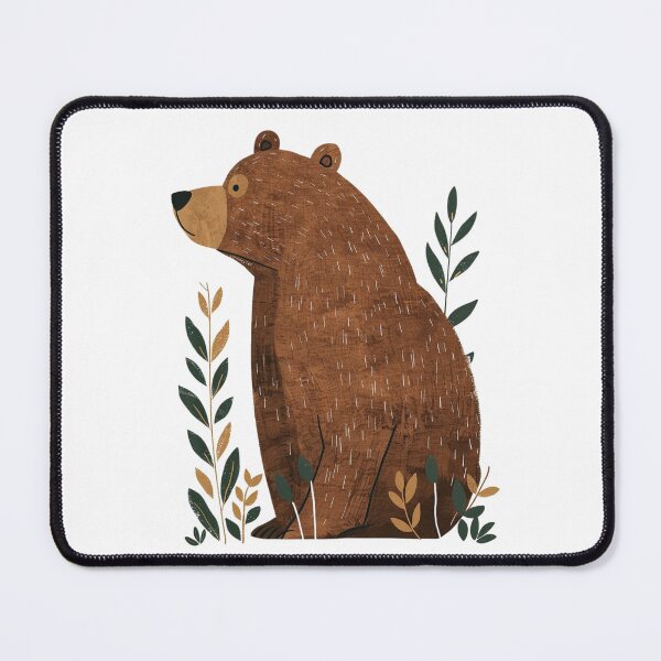 Item preview, Whimsical Grizzly Bear designed and sold by Sketch-Shack.