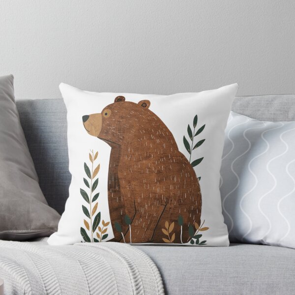 Item preview, Whimsical Grizzly Bear designed and sold by Sketch-Shack.