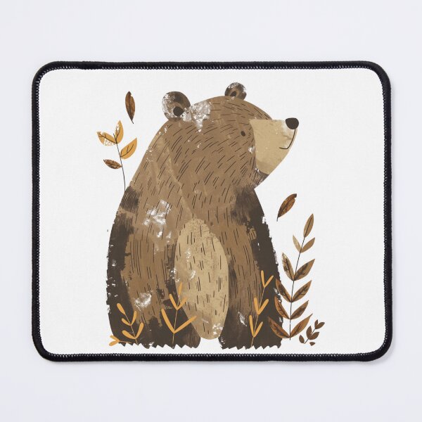 Item preview, Whimsical Grizzly Bear designed and sold by Sketch-Shack.