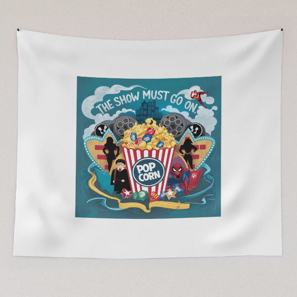 Item preview, Movie Night Popcorn - The Show Must Go On designed and sold by magicalshops.