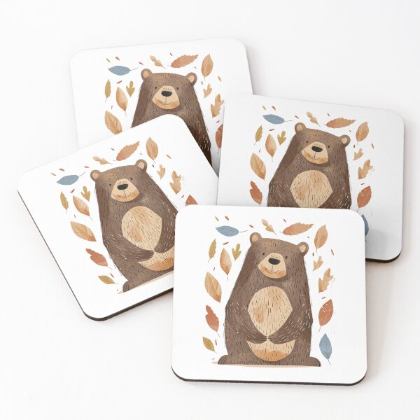 Item preview, Whimsical Grizzly Bear designed and sold by Sketch-Shack.