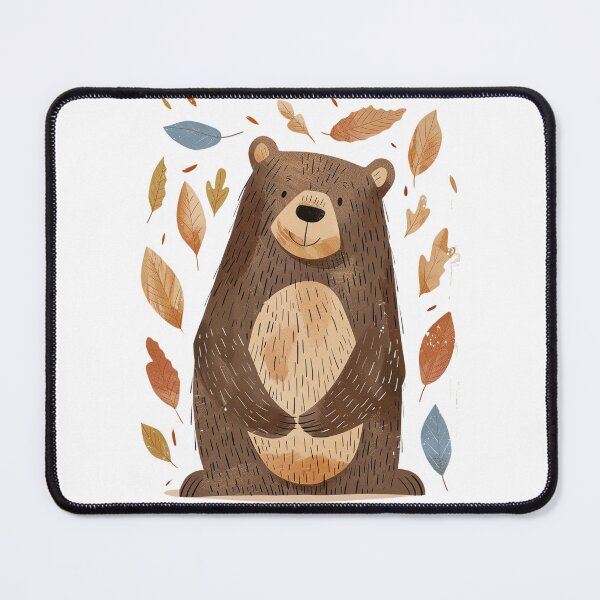 Item preview, Whimsical Grizzly Bear designed and sold by Sketch-Shack.