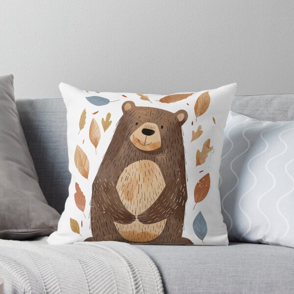 Item preview, Whimsical Grizzly Bear designed and sold by Sketch-Shack.