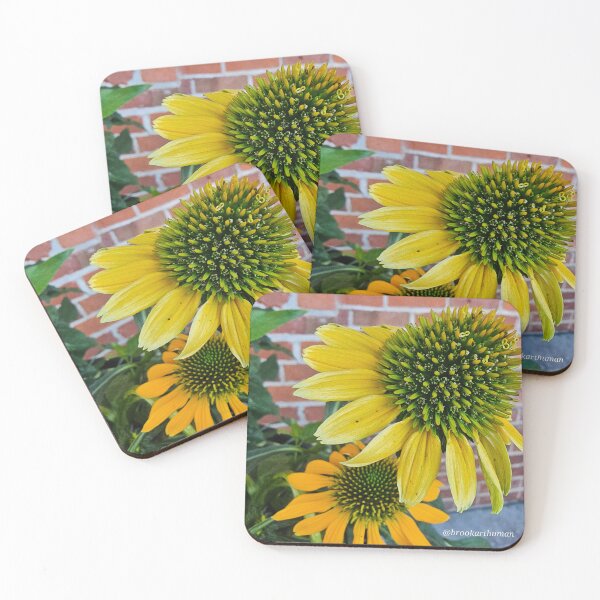 Item preview, Coneflower and Bricks designed and sold by DancingCreek.