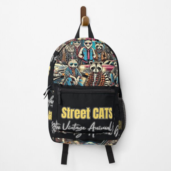 Item preview, Street Cats Retro Vintage Animal Gang designed and sold by alkareem-ca.