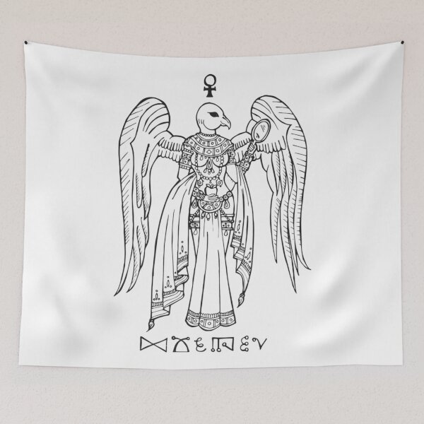 Item preview, Symbolism - Divinity, wings, scepter and bird designed and sold by PatronesKawai.
