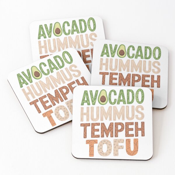 Item preview, AVOCADO, HUMMUS, TEMPEH, TOFU designed and sold by TheFrenchVegan.