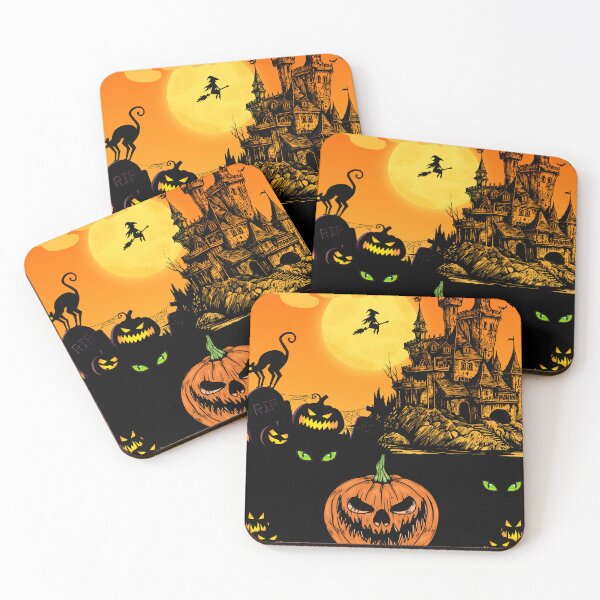Item preview, Spooky Halloween, Eat Drink & Be Scary designed and sold by ArtPixelHaven.
