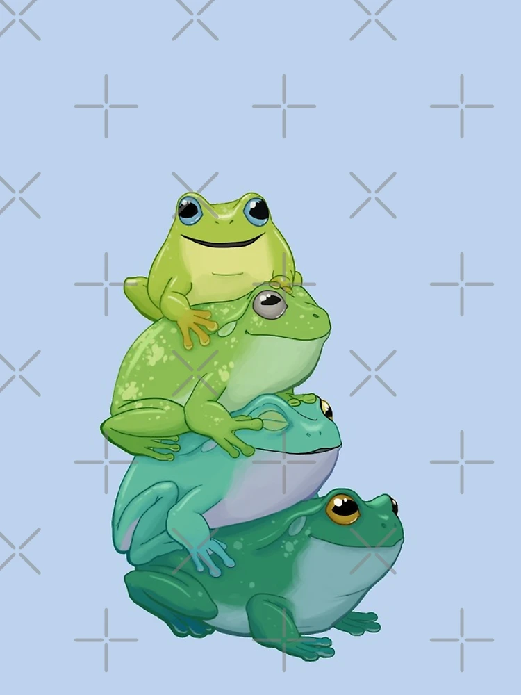 Thumbnail 4 of 4, iPhone Case, Sticky frog stack designed and sold by Kmoonleaf.