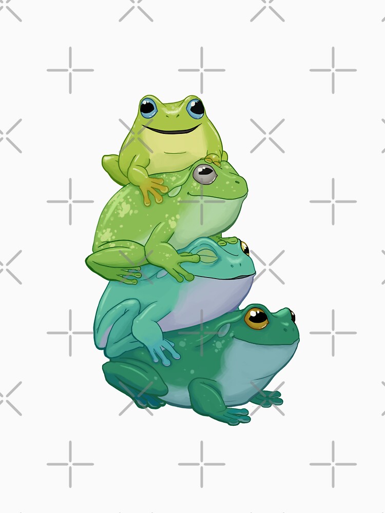 Sticky frog stack by Kmoonleaf